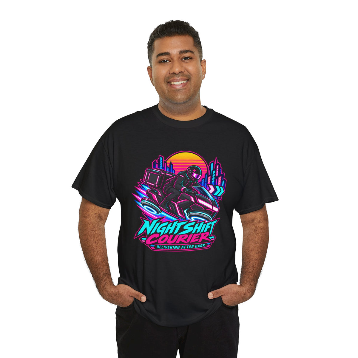 Nightshift Courier T-Shirt | Geschenk für Kuriere und Lieferfahrer