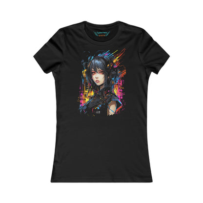 Cyberpunk Anime Girl | Cyberpunk t-shirt for women