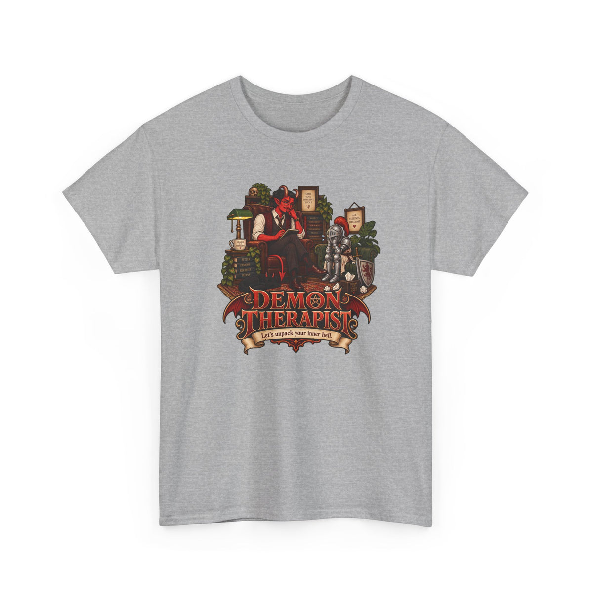 Demon Therapist T-Shirt | Lustiges Geschenk für Therapeuten