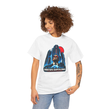 Endstufe Kapitalismus T-Shirt | Dystopie-Satire für Cyberpunk-Fans