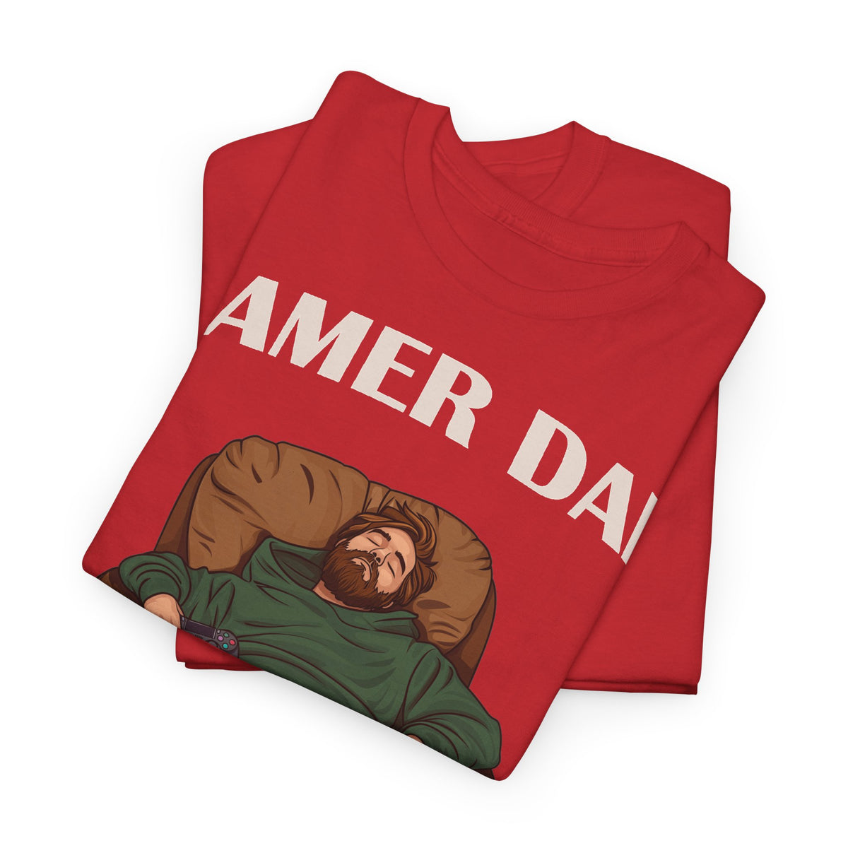 GAMER DAD T-Shirt Retro | Lustiges Geschenk für Zocker-Väter