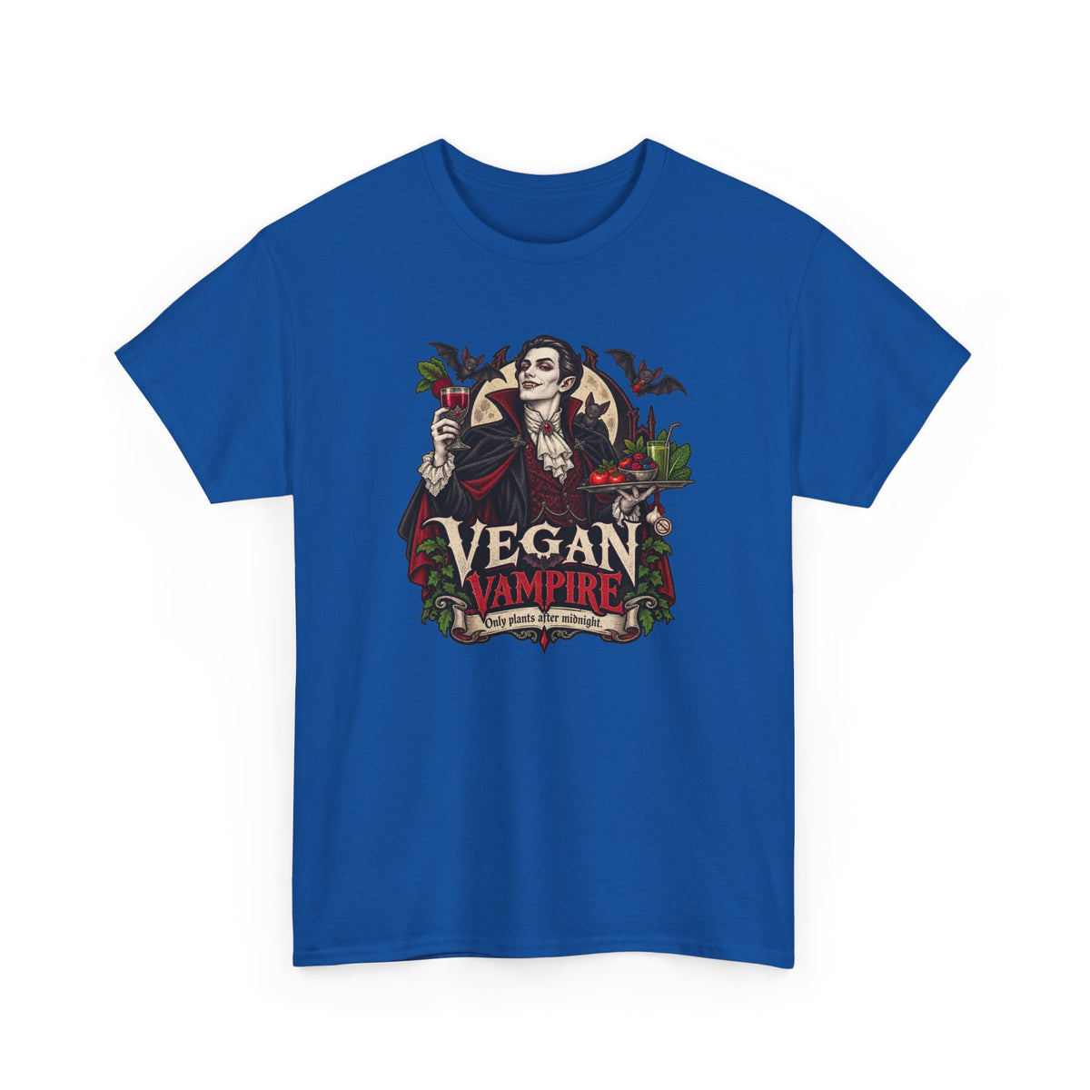 Vegan Vampire T-Shirt | Lustiges Veganer Shirt mit Vampir