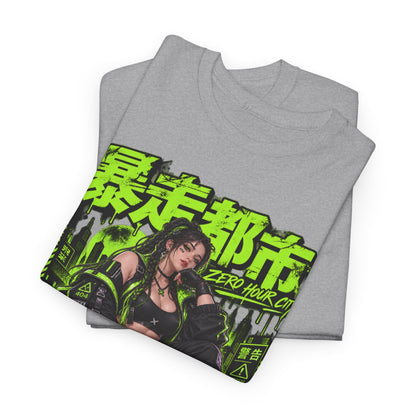 Zero Hour City T-Shirt | Streetwear-Geschenk für Techwear-Fans