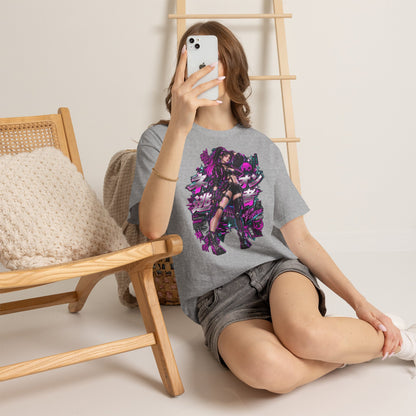 Neon Fugitive T-Shirt | Synthwave-Geschenk für Retrowave-Fans