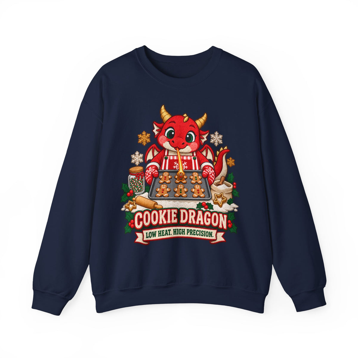 Cookie Dragon Weihnachtspullover | Geschenk für Hobbybäcker