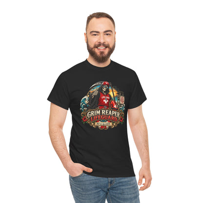 Grim Reaper Lifeguard T-Shirt | Lustiges Shirt für Rettungsschwimmer