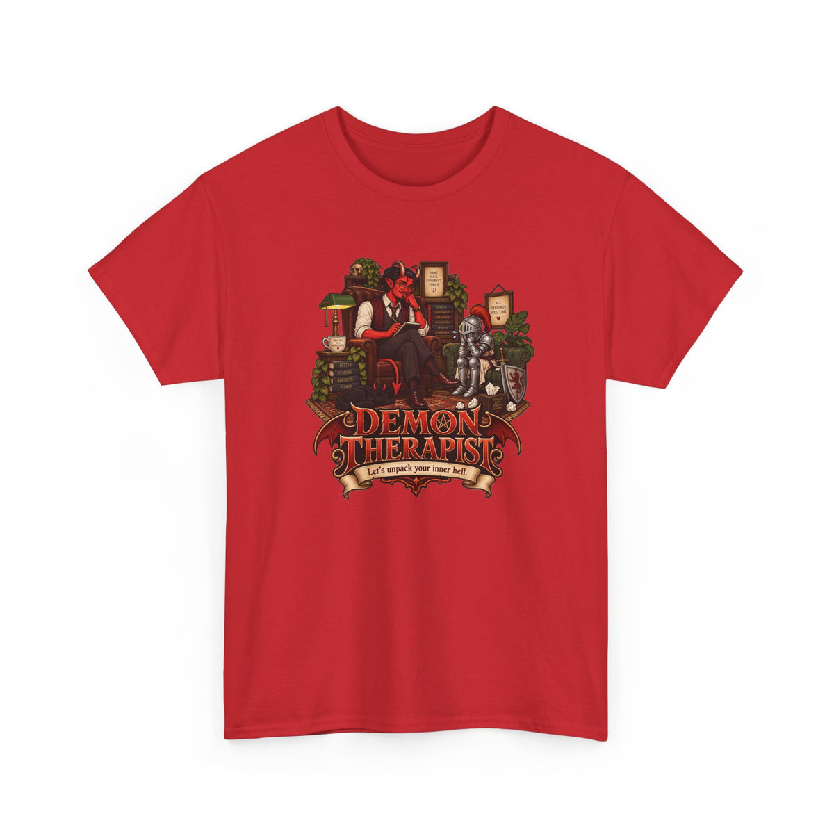 Demon Therapist T-Shirt | Lustiges Geschenk für Therapeuten