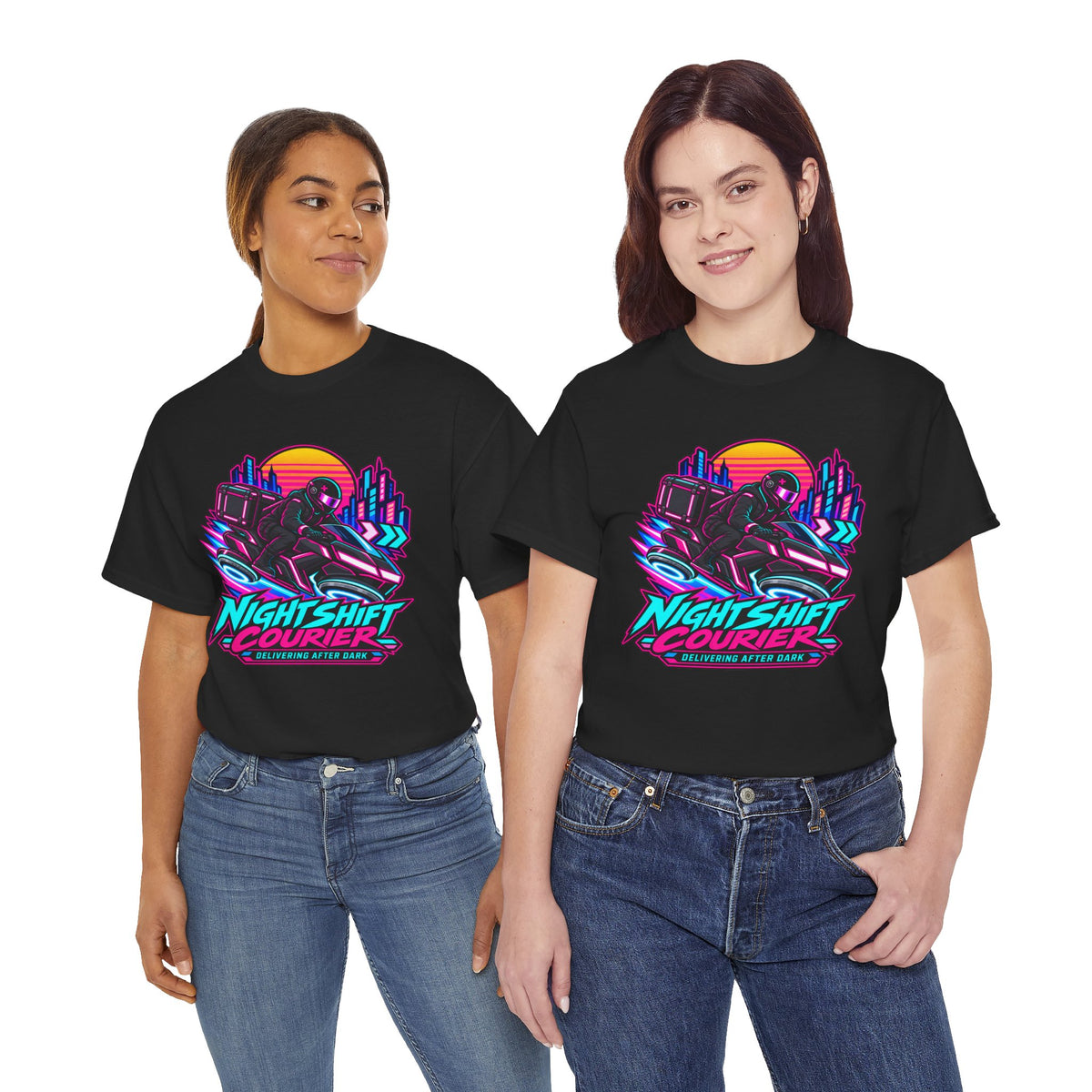 Nightshift Courier T-Shirt | Geschenk für Kuriere und Lieferfahrer