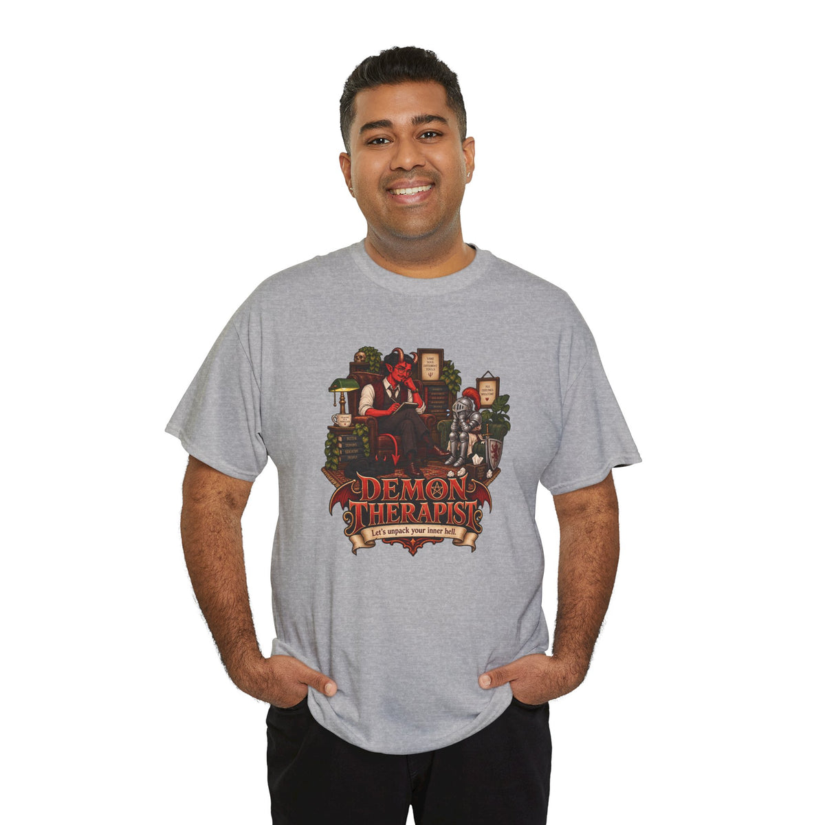 Demon Therapist T-Shirt | Lustiges Geschenk für Therapeuten