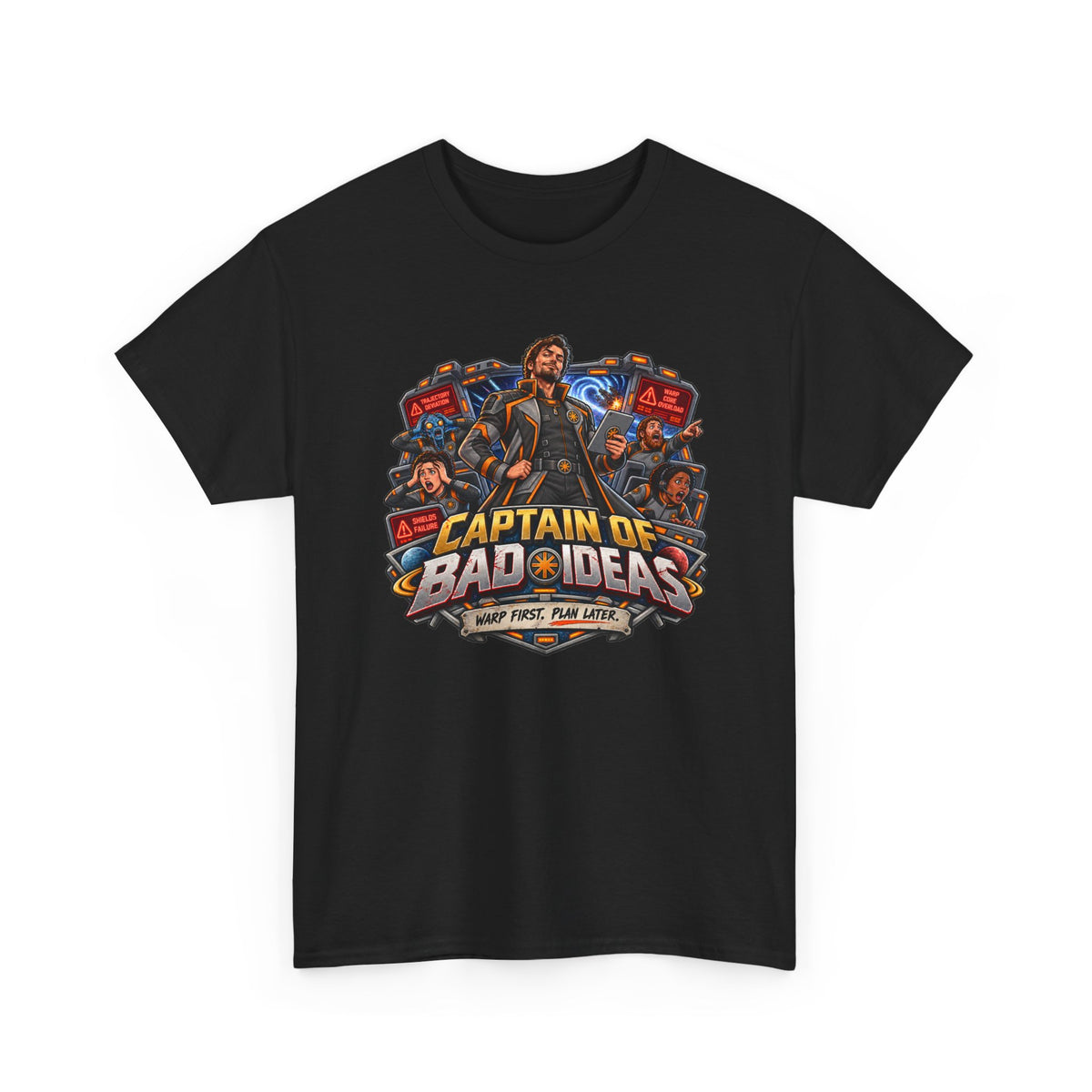 Captain of Bad Ideas T-Shirt | Geschenk für Chefs und Teamleiter