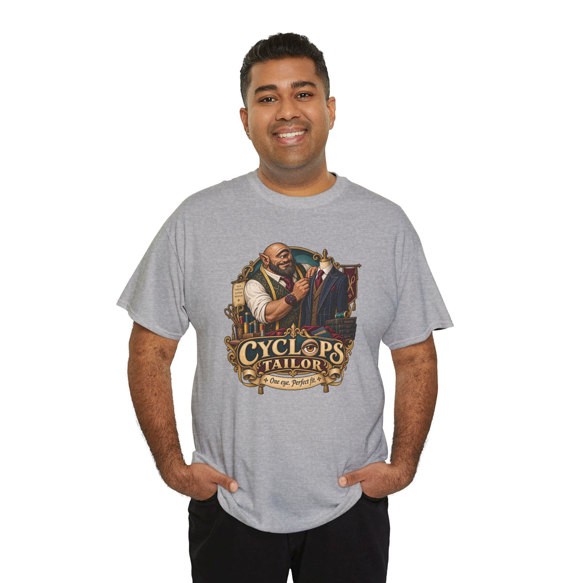Cyclops Tailor T-Shirt | Lustiges Geschenk für Schneider und Nähfans
