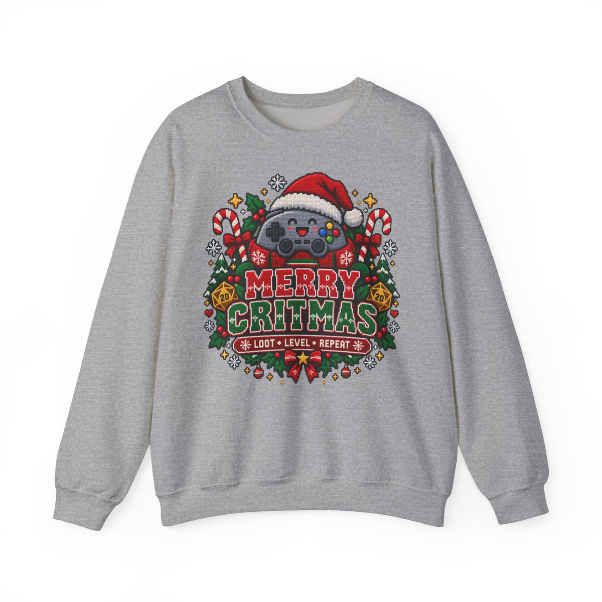Merry Critmas Weihnachtspullover | Geschenk für Gamer