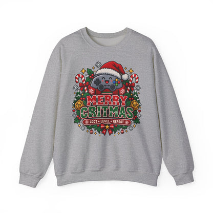 Merry Critmas Weihnachtspullover | Geschenk für Gamer
