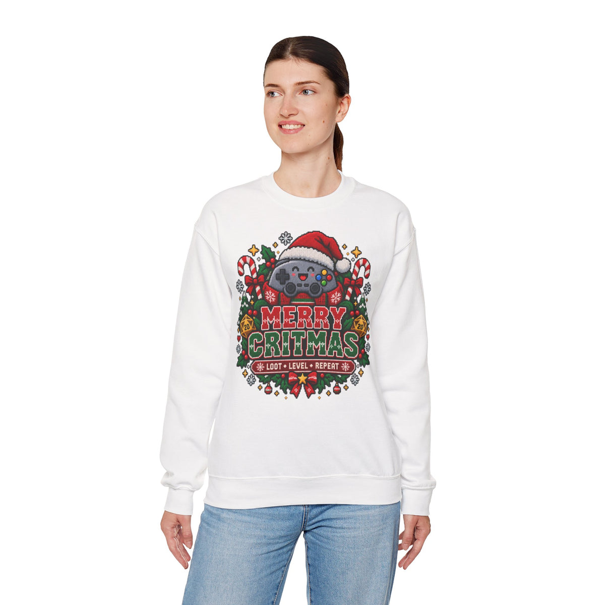 Merry Critmas Weihnachtspullover | Geschenk für Gamer