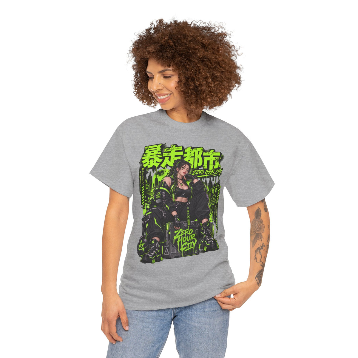 Zero Hour City T-Shirt | Streetwear-Geschenk für Techwear-Fans