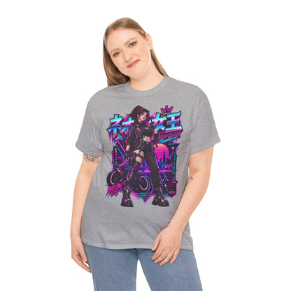 Neon Queen T-Shirt | Biker-Geschenk für Motorradfahrerinnen
