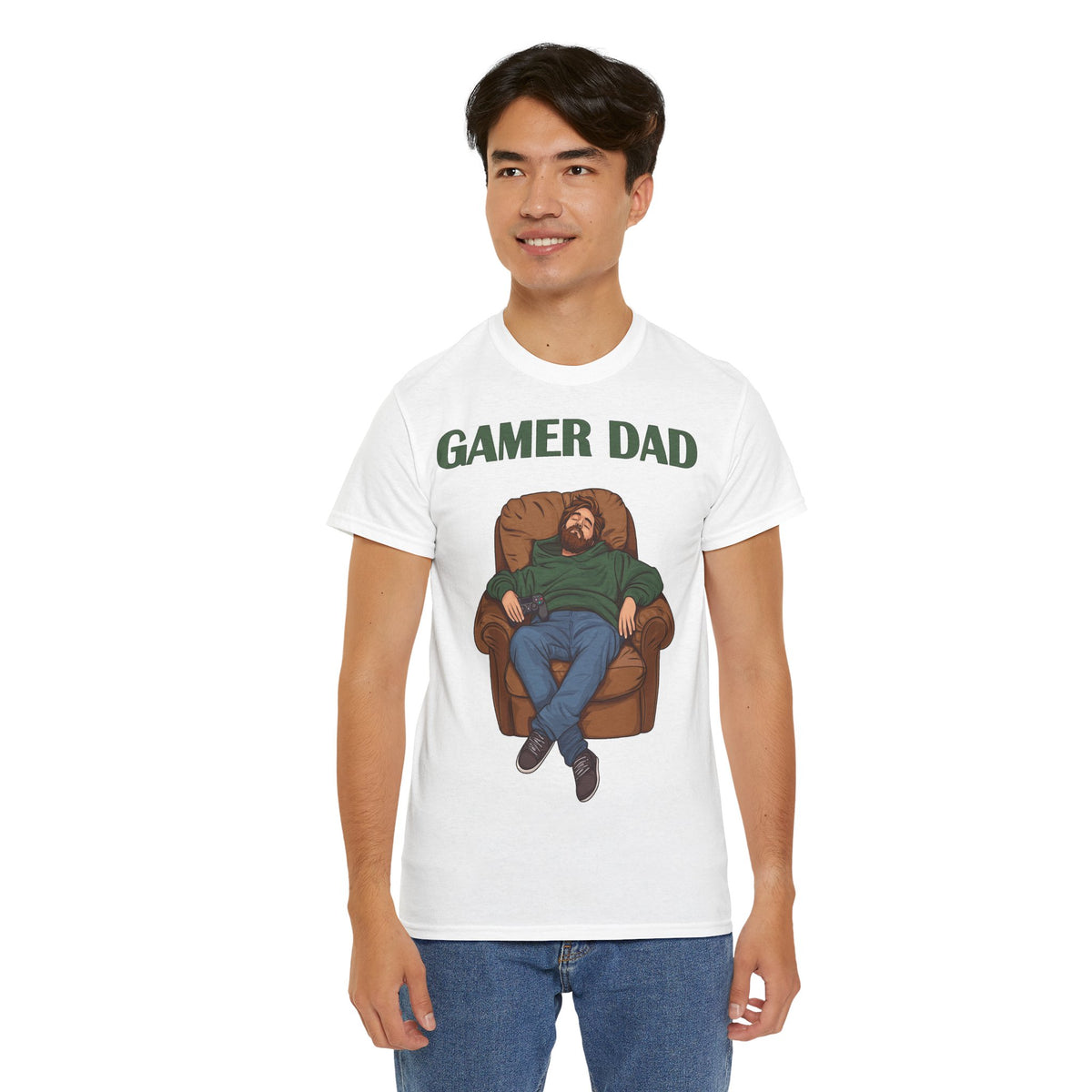 GAMER DAD T-Shirt Retro | Lustiges Geschenk für Zocker-Väter