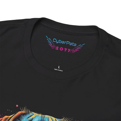 Retrowave Mops T-Shirt | T-Shirt für Retrowave und Hunde Fans