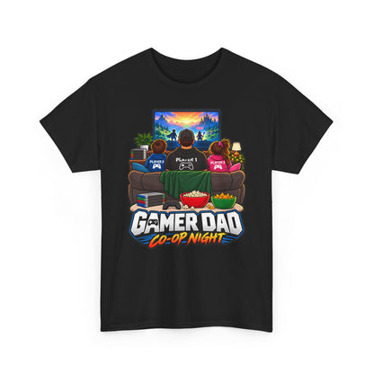 Gamer Dad Co-op Night T-Shirt | Geschenk für Papa von den Kindern