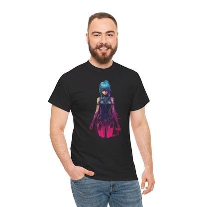 Cyberpunk Anime Girl T-Shirt | T-Shirt für Cyberpunk und Anime Fans