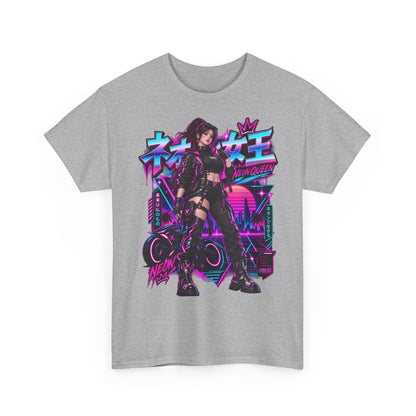 Neon Queen T-Shirt | Biker-Geschenk für Motorradfahrerinnen