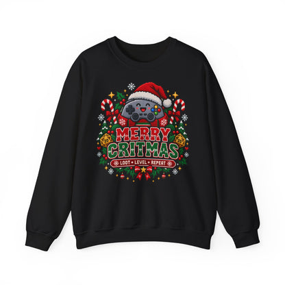 Merry Critmas Weihnachtspullover | Geschenk für Gamer