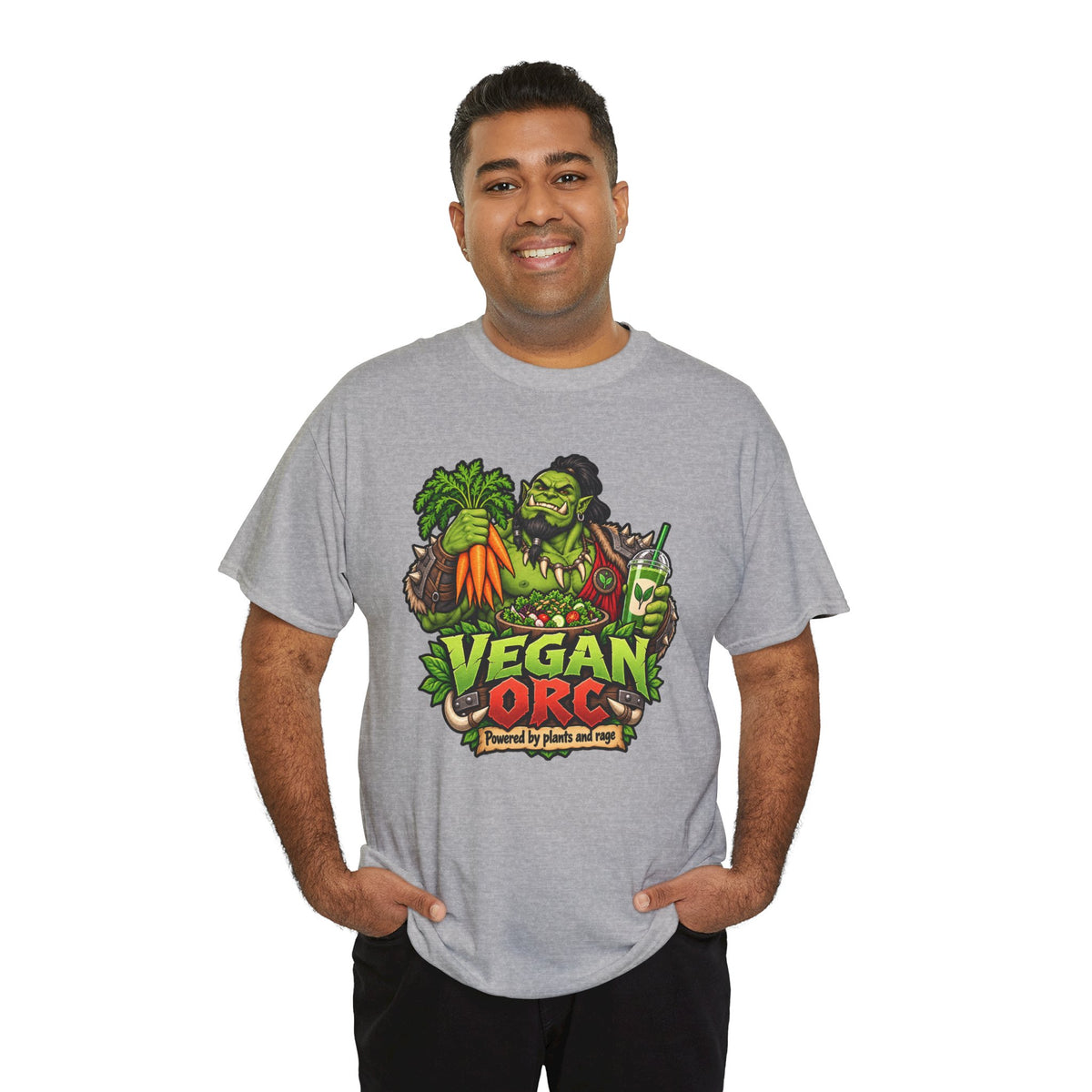 Vegan Orc T-Shirt | Geschenk für Veganer und Kraftsportler