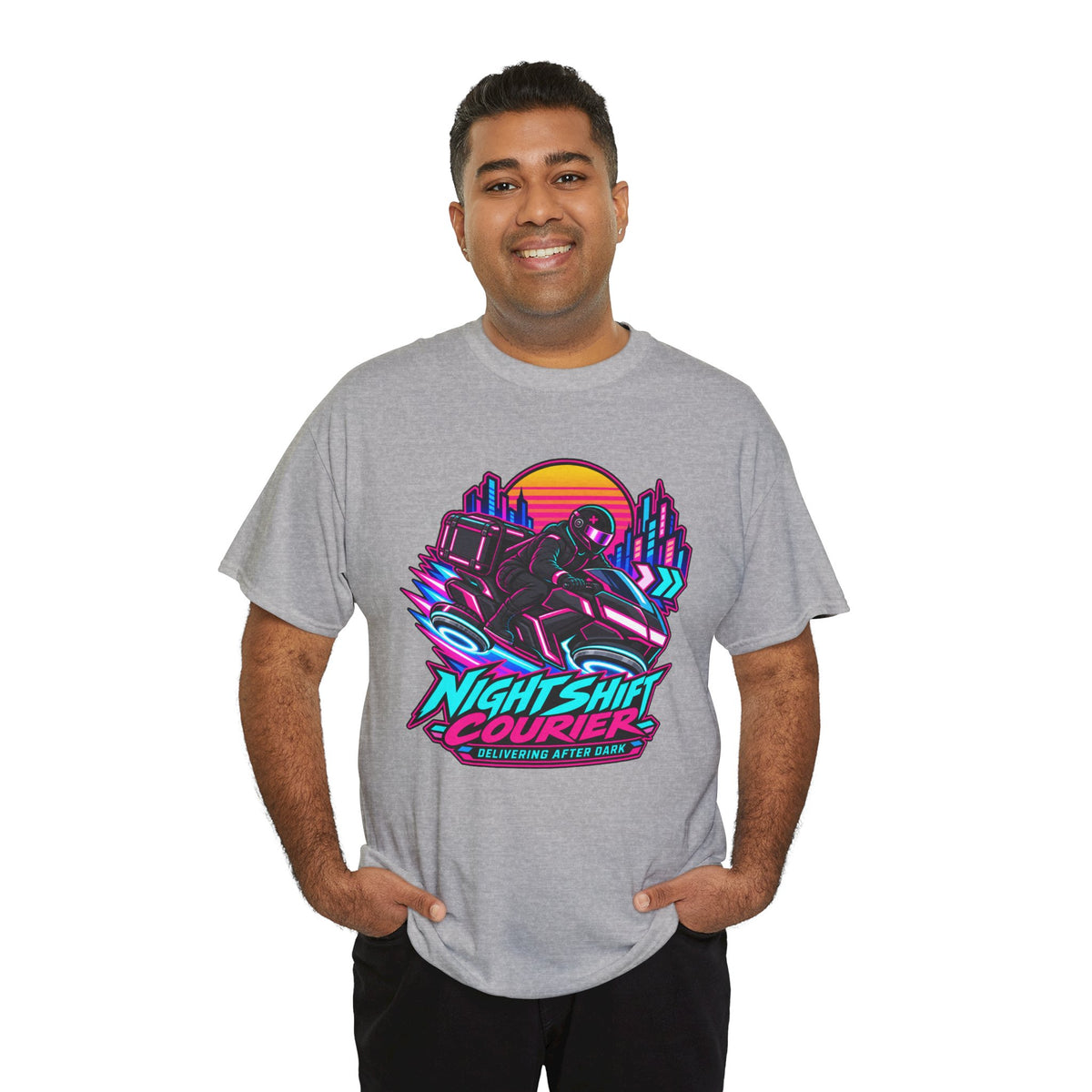 Nightshift Courier T-Shirt | Geschenk für Kuriere und Lieferfahrer