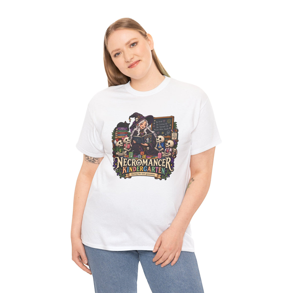 Necromancer Kindergarten T-Shirt | Lustiges Geschenk für Erzieherinnen