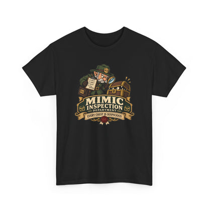 Mimic Inspection Department T-Shirt | Rollenspiel Shirt für Dungeon Fans