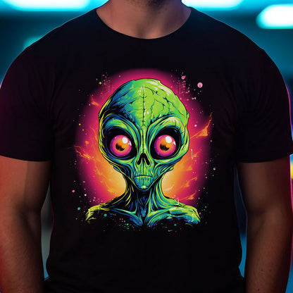 Grimmiges Alien T-Shirt | T-Shirt für Sci-Fi Fans