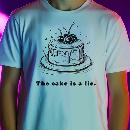 "The Cake is a Lie" T-Shirt | T-Shirt für Gamer