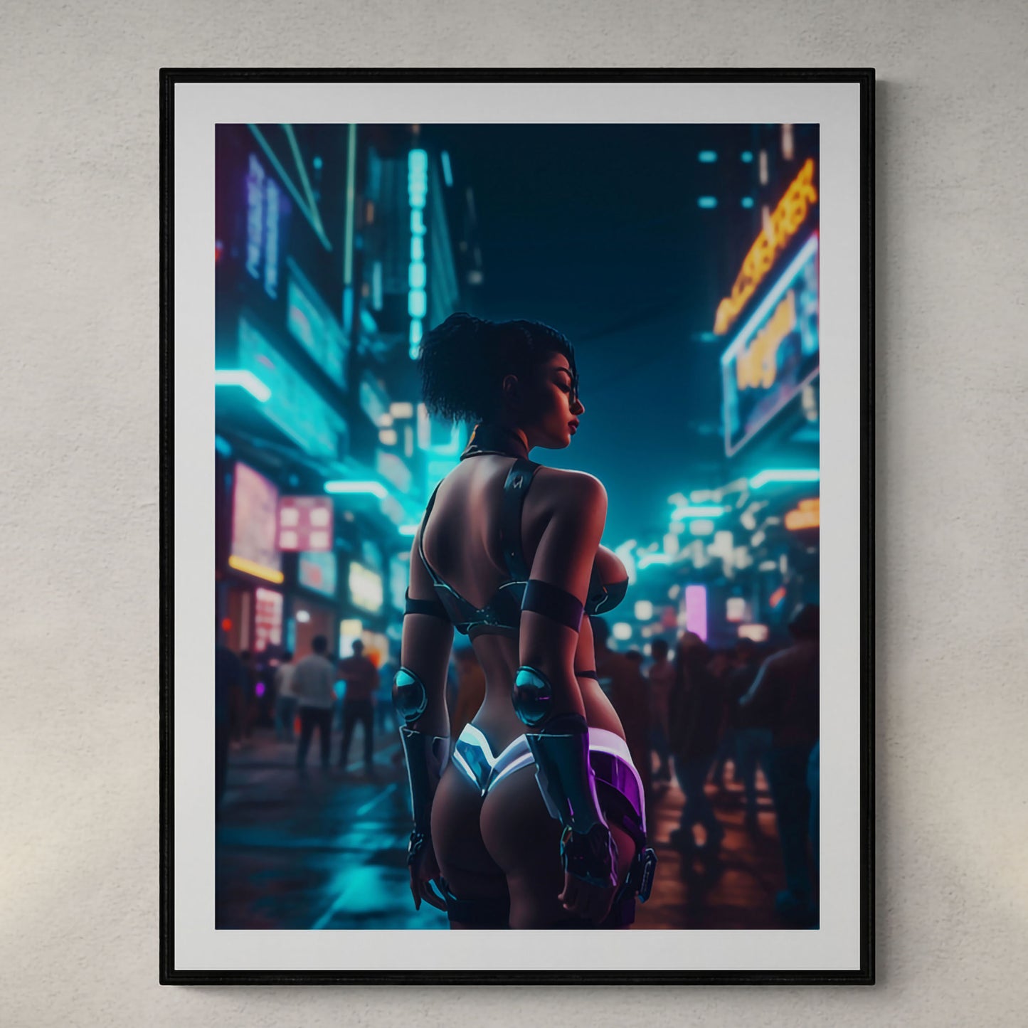 Cyberpunk Poster | Cyberpunk Night Beauty