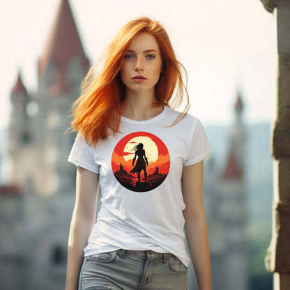 Abenteuerin T-Shirt | Fantasy T-Shirt für Frauen