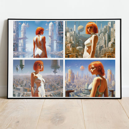 Retro Sci-Fi Beauty | Poster für Fans von 70s Retro-Sci-Fi