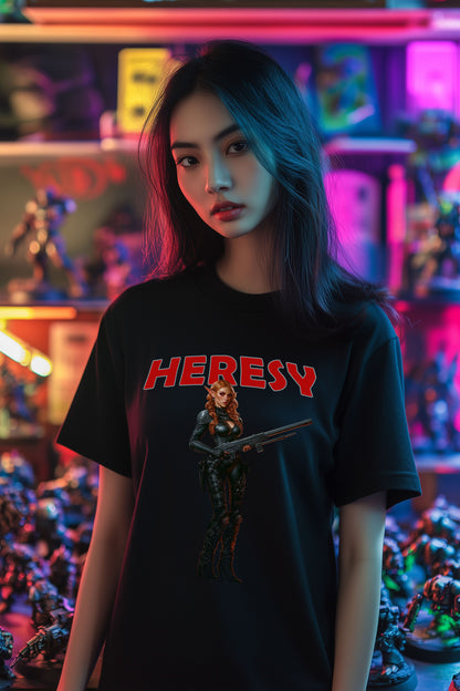 HERESY! – Dark Eldar Wych | T-Shirt für Gamer und Warhammer 40k Fans