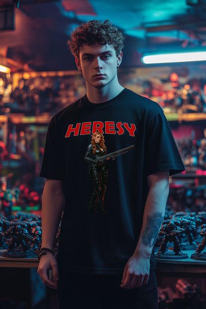 HERESY! – Dark Eldar Wych | T-Shirt für Gamer und Warhammer 40k Fans