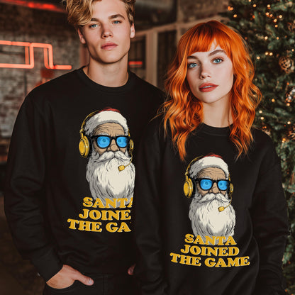 Santa joined the game – Gaming-Pullover für Weihnachten