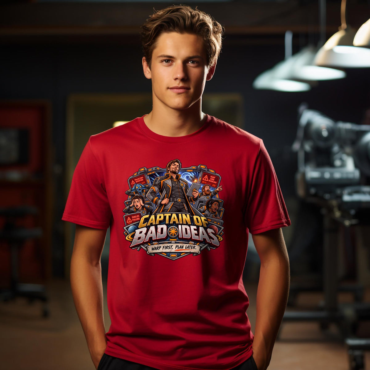 Captain of Bad Ideas T-Shirt | Geschenk für Chefs und Teamleiter