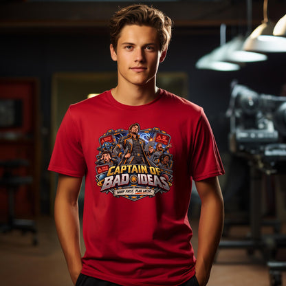 Captain of Bad Ideas T-Shirt | Geschenk für Chefs und Teamleiter