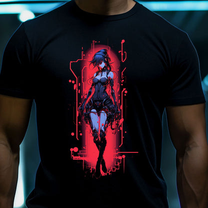 Cyberpunk Assassin T-Shirt | T-Shirt für Cyberpunk und Sci-Fi Fans