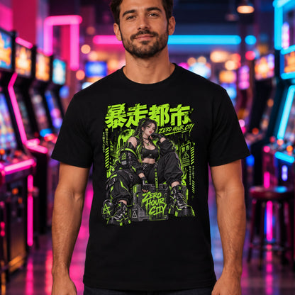 Zero Hour City T-Shirt | Streetwear-Geschenk für Techwear-Fans