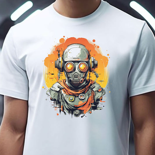 Retro Sci-Fi Helm T-Shirt | T-Shirt für Sci-Fi Fans