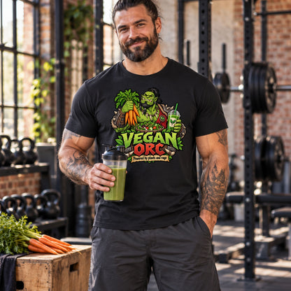 Vegan Orc T-Shirt | Geschenk für Veganer und Kraftsportler